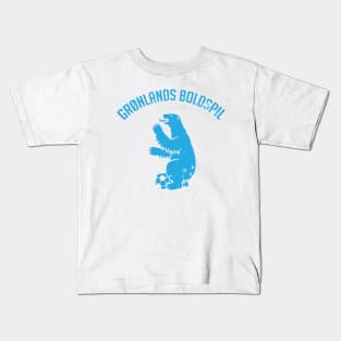 Greenlands Boldspil Polar Bear Football Vintage Kids T-Shirt